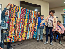 Bring and Brag - Susan's jelly roll quilt